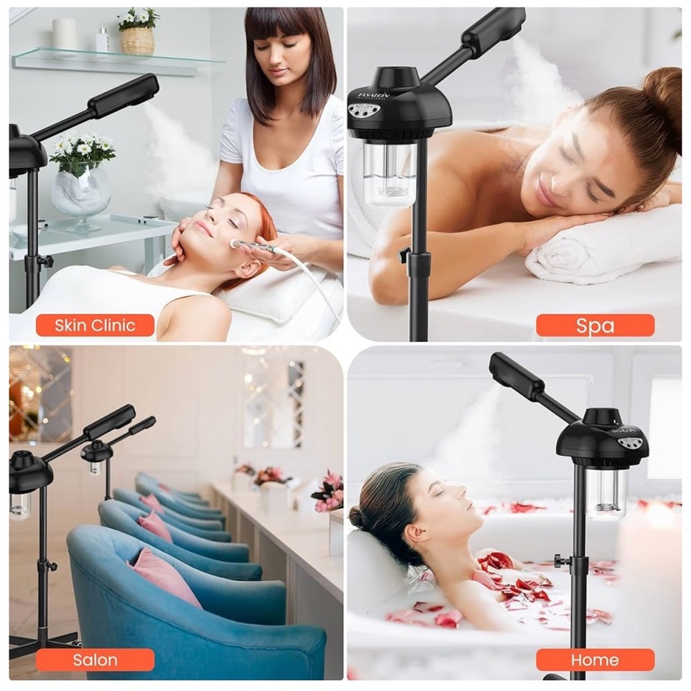 Professional Black Facial Steamer